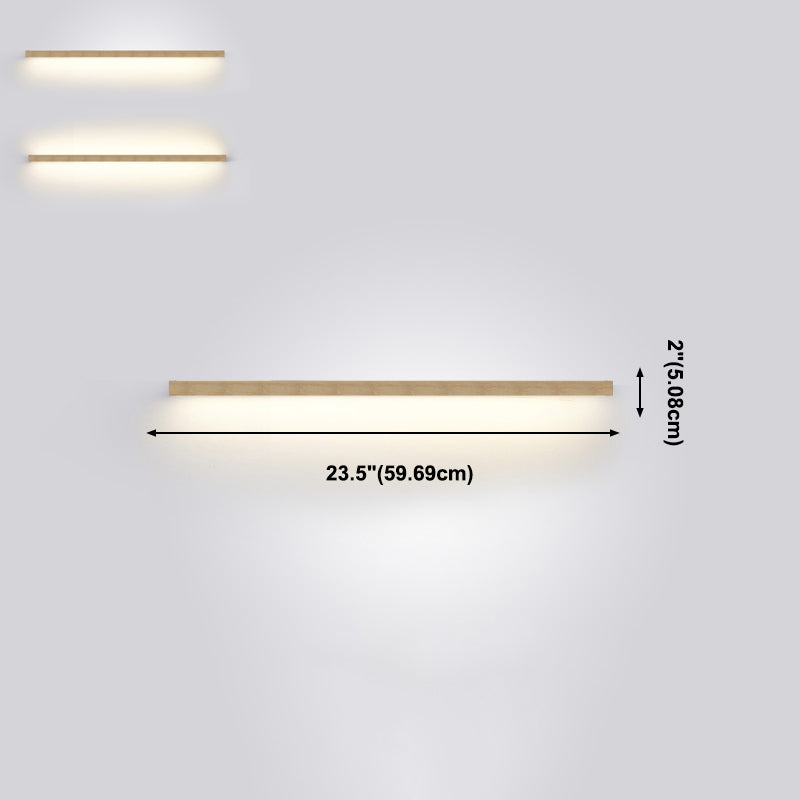 Long Strip Wall Light salon moderne Simplicité Style LED Murce LED