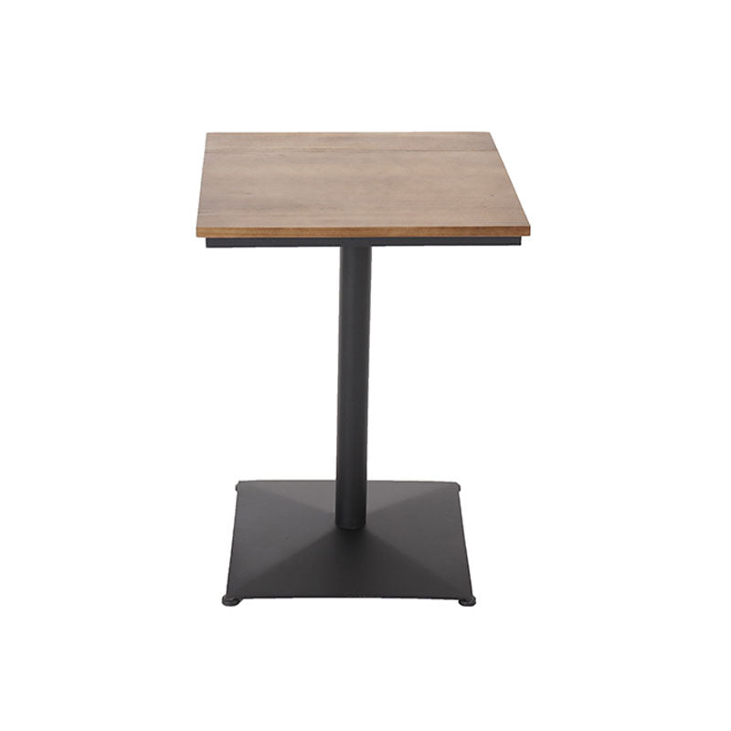Industrial Style Bar Table Wood and Metal Pub Table for Coffee Shop