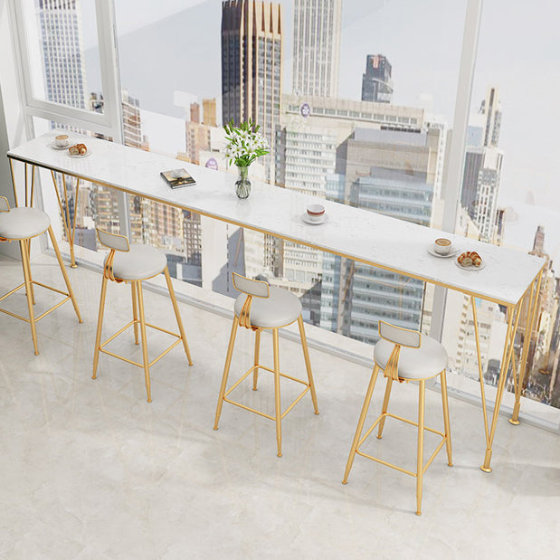 Mesa de altura de mostrador de la cafetería del escritorio de la barra del rectángulo del rectángulo moderno (la única mesa)