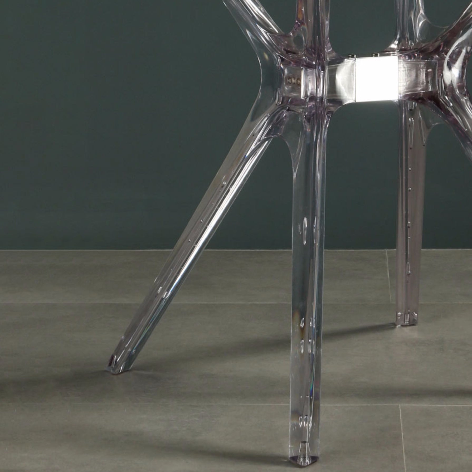 Tavolo da pranzo in stile moderno 31,5 "tavolo da pranzo in vetro rotondo in vetro per uso domestico