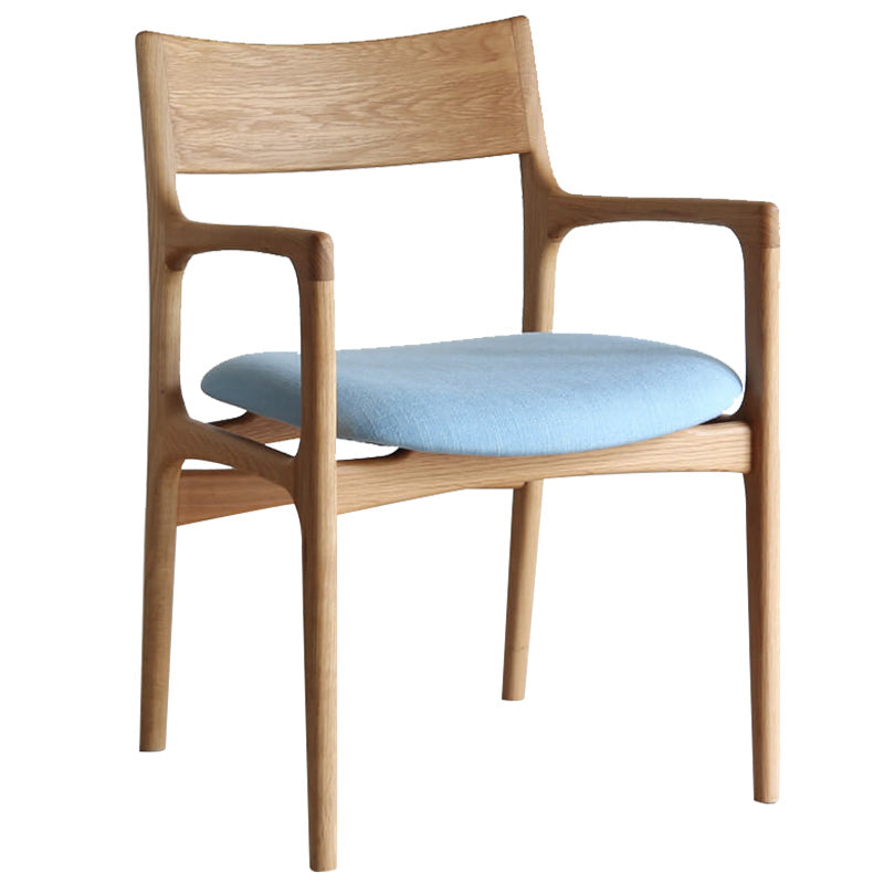 Chaise en bois de frêne de style traditionnel, fauteuils à dossier ouvert pour cuisine et salle à manger