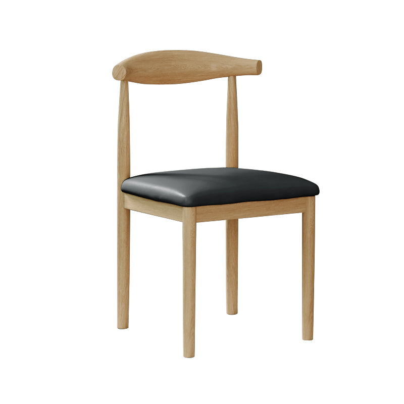 Chaise de salle à manger intérieure et extérieure moderne, chaise d'appoint de salle à manger à dossier ouvert sans accoudoirs en métal