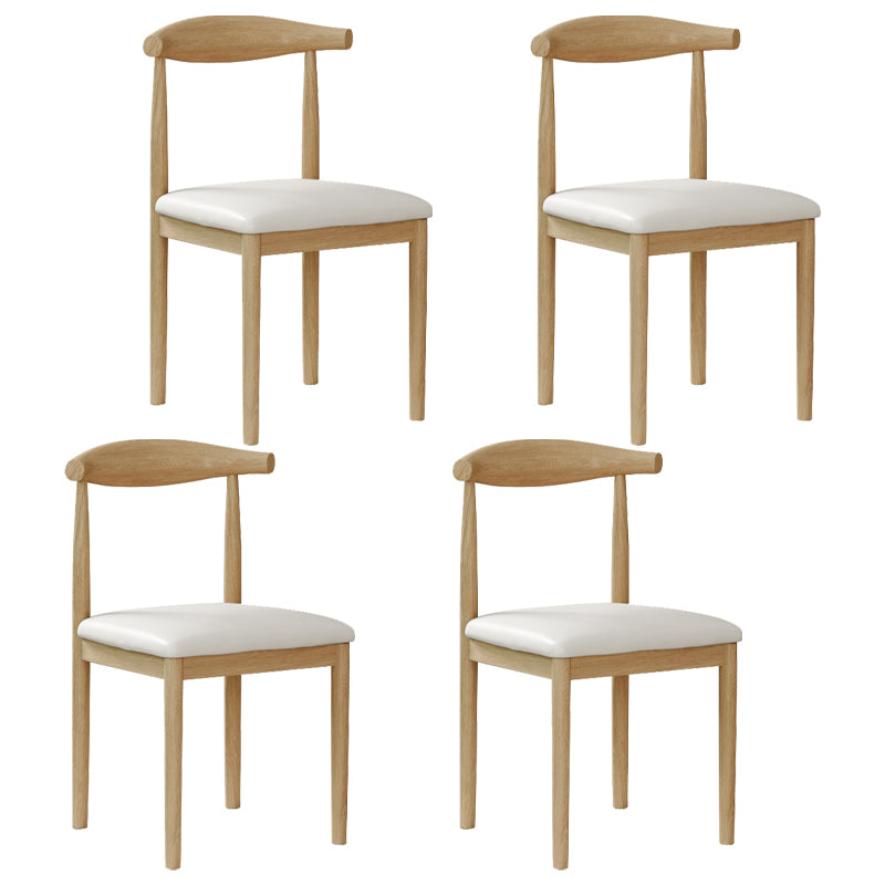 Chaise de salle à manger intérieure et extérieure moderne, chaise d'appoint de salle à manger à dossier ouvert sans accoudoirs en métal