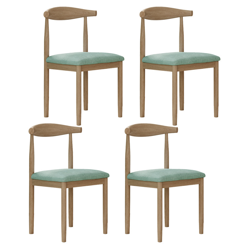 Chaise de salle à manger intérieure et extérieure moderne, chaise d'appoint de salle à manger à dossier ouvert sans accoudoirs en métal