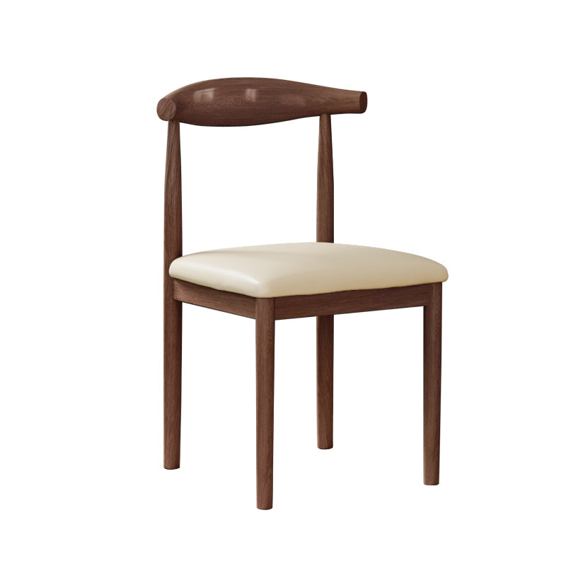 Chaise de salle à manger intérieure et extérieure moderne, chaise d'appoint de salle à manger à dossier ouvert sans accoudoirs en métal