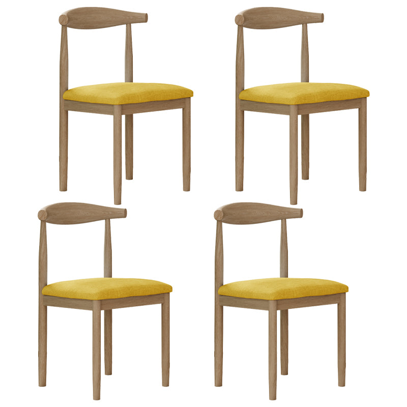 Chaise de salle à manger intérieure et extérieure moderne, chaise d'appoint de salle à manger à dossier ouvert sans accoudoirs en métal