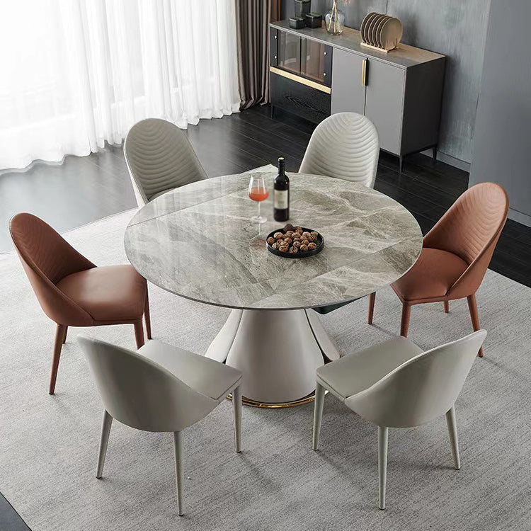Chaise de salle à manger en métal de style contemporain Parsons, chaises d'appoint sans accoudoirs pour cuisine