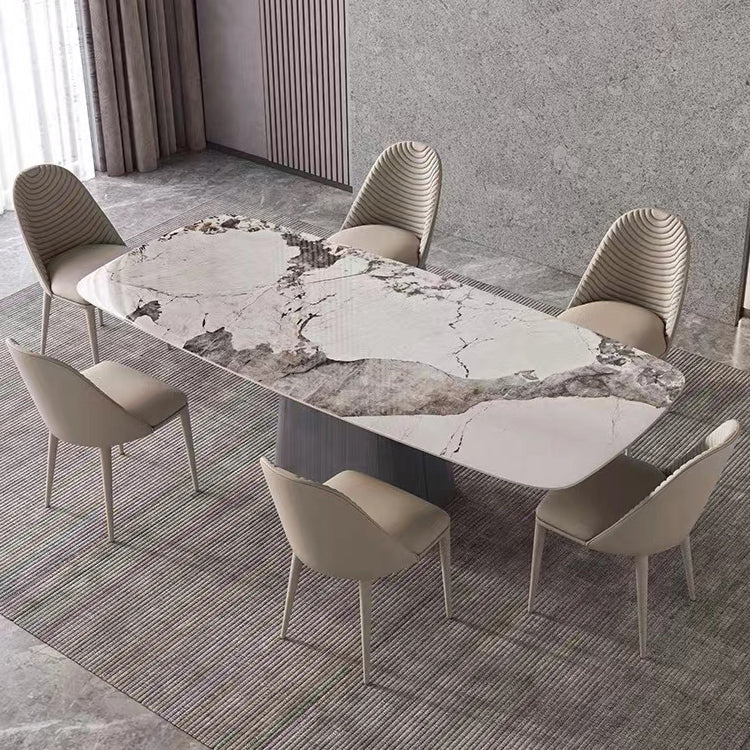 Chaise de salle à manger en métal de style contemporain Parsons, chaises d'appoint sans accoudoirs pour cuisine