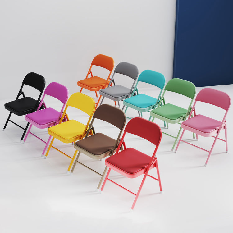 Silla lateral plegable tapizada con acabado mate, respaldo abierto contemporáneo, silla de comedor