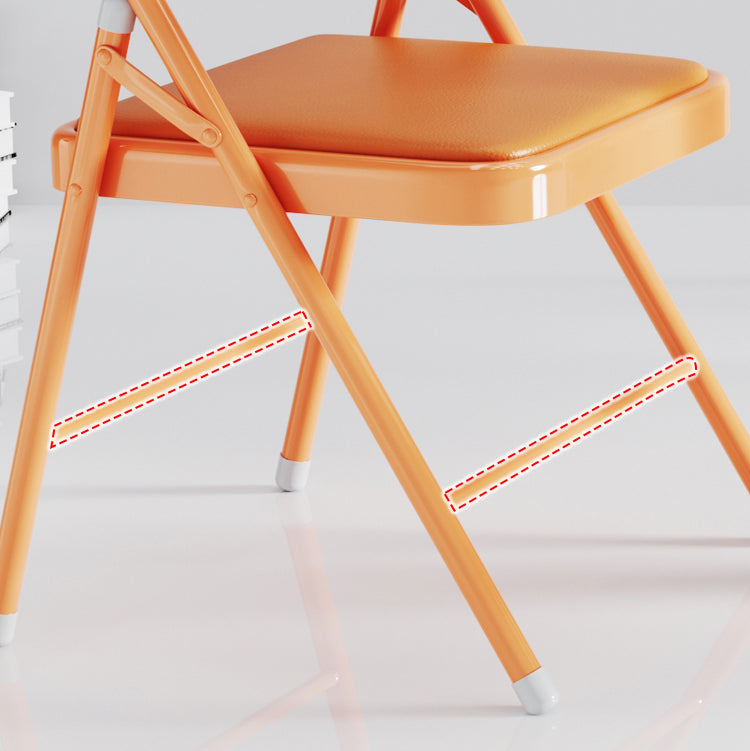 Silla lateral plegable tapizada con acabado mate, respaldo abierto contemporáneo, silla de comedor