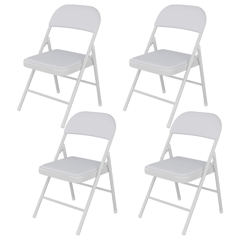Silla lateral plegable tapizada con acabado mate, respaldo abierto contemporáneo, silla de comedor