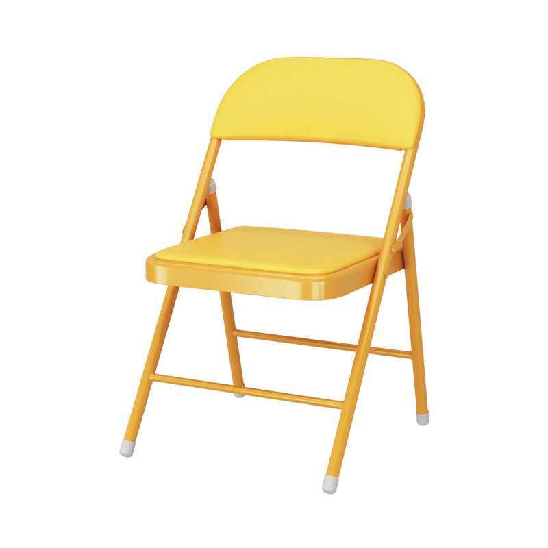 Silla lateral plegable tapizada con acabado mate, respaldo abierto contemporáneo, silla de comedor