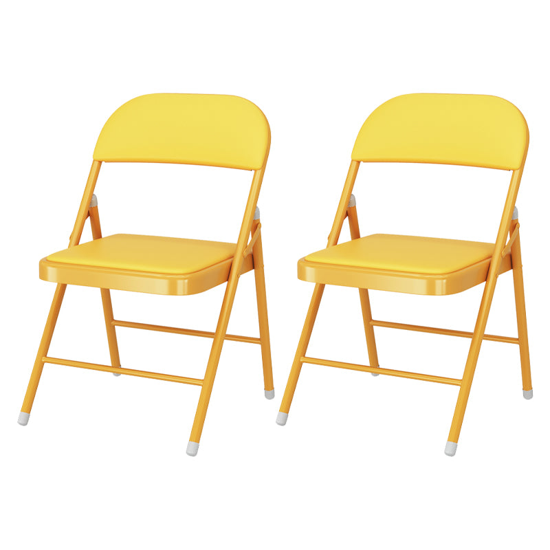 Silla lateral plegable tapizada con acabado mate, respaldo abierto contemporáneo, silla de comedor