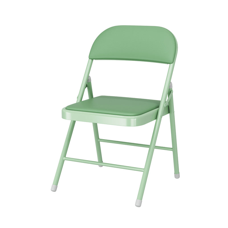Silla lateral plegable tapizada con acabado mate, respaldo abierto contemporáneo, silla de comedor