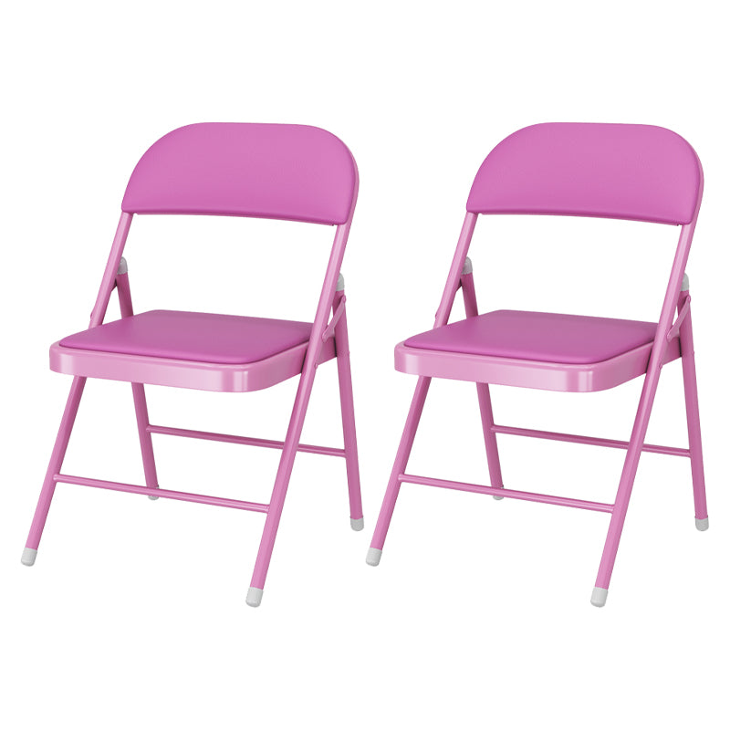 Silla lateral plegable tapizada con acabado mate, respaldo abierto contemporáneo, silla de comedor