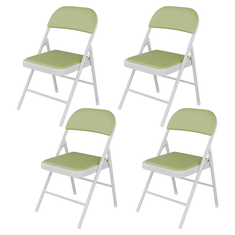 Silla lateral plegable tapizada con acabado mate, respaldo abierto contemporáneo, silla de comedor