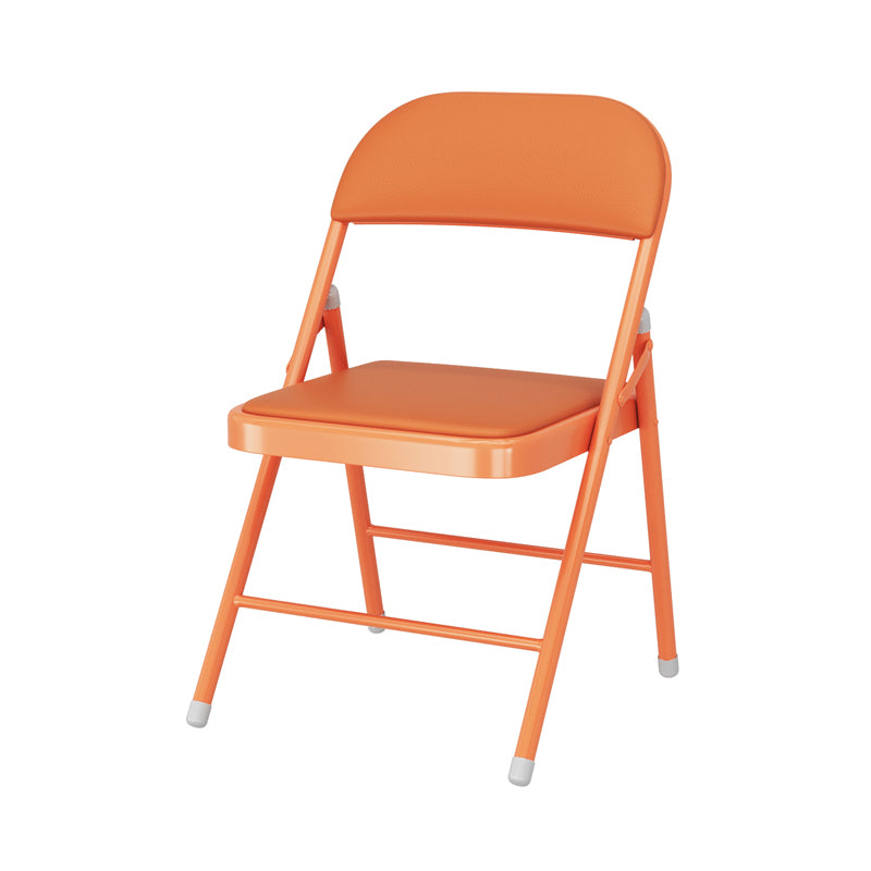 Silla lateral plegable tapizada con acabado mate, respaldo abierto contemporáneo, silla de comedor