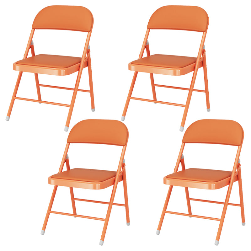 Silla lateral plegable tapizada con acabado mate, respaldo abierto contemporáneo, silla de comedor