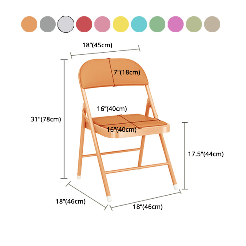 Silla lateral plegable tapizada con acabado mate, respaldo abierto contemporáneo, silla de comedor