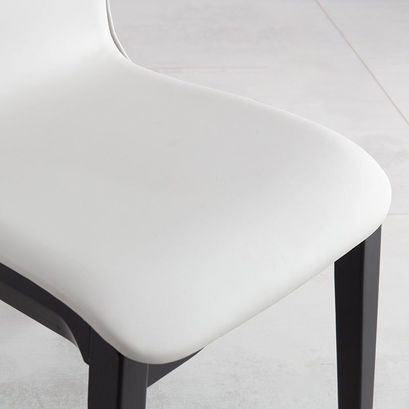 Silla auxiliar industrial tapizada para el hogar Parsons Silla de comedor con acabado mate (juego de 2)