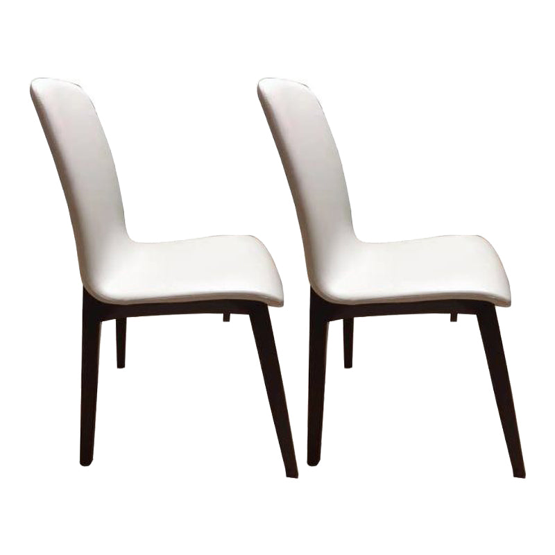 Silla auxiliar industrial tapizada para el hogar Parsons Silla de comedor con acabado mate (juego de 2)
