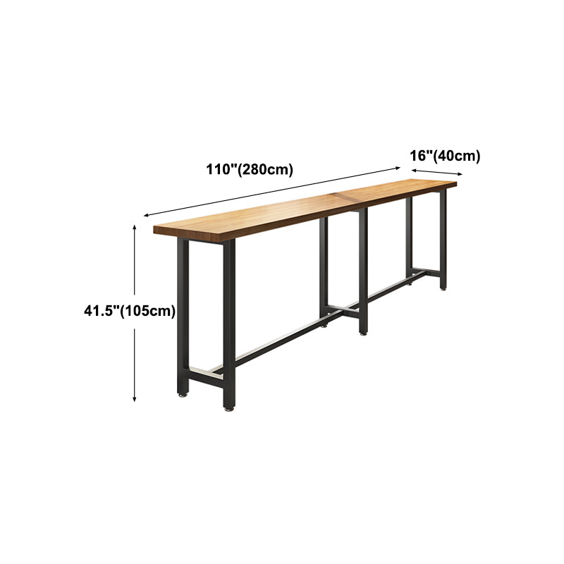 TRESTLE CAFE y Table de mostrador de la sala de custodia Mesa de bar de bistro moderna en natural