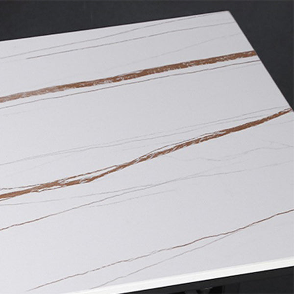 Evento de reposapiés rectángulo moderno y mesa de cóctel Mesa de bar de patio de pizarra negra