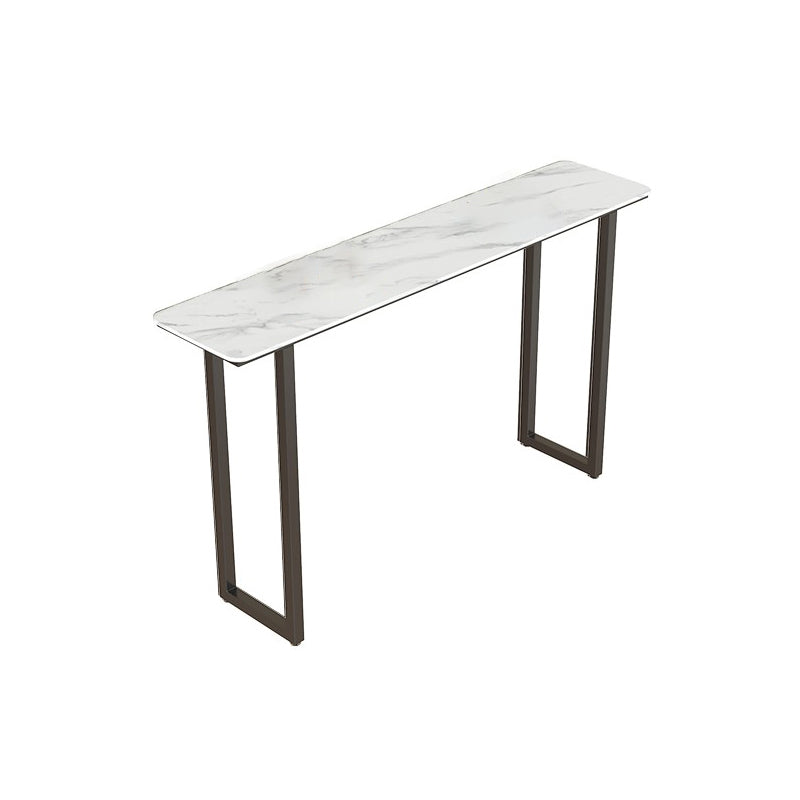 Table tabouret de bar en pierre de rectangle de traîneau