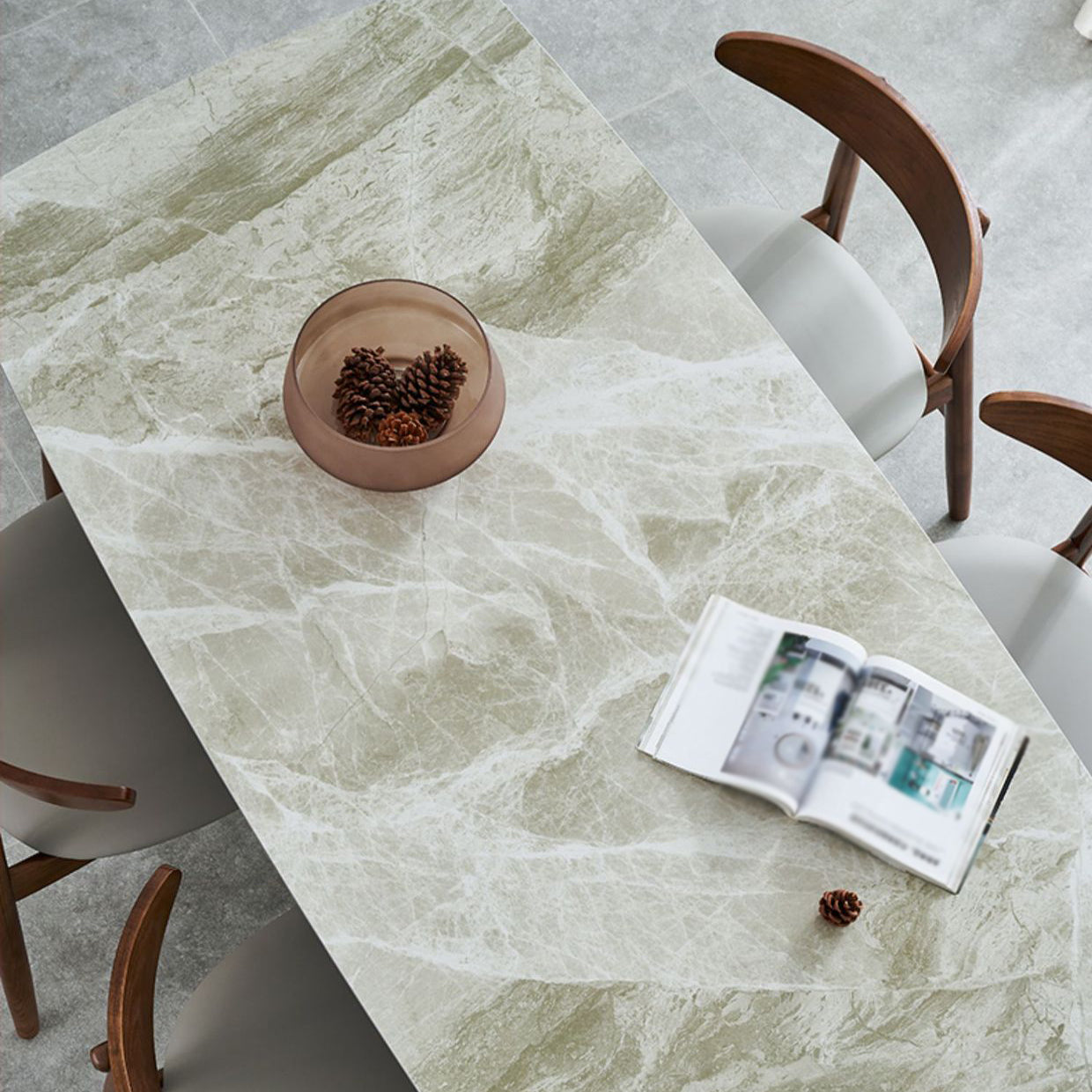 Modern Stone Dining Room Set 1/2/5/6 Pieces Dining Furniture Set /Separate Items