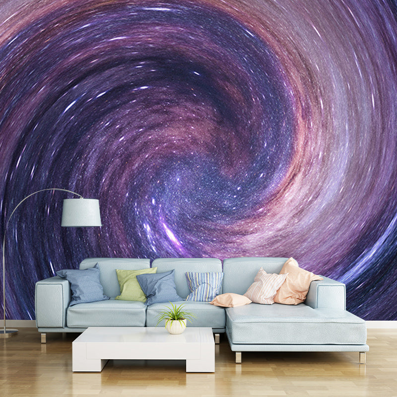 Galaxy Universe Horizontal Illustration Mural Decorative Eco-friendly for Bedroom