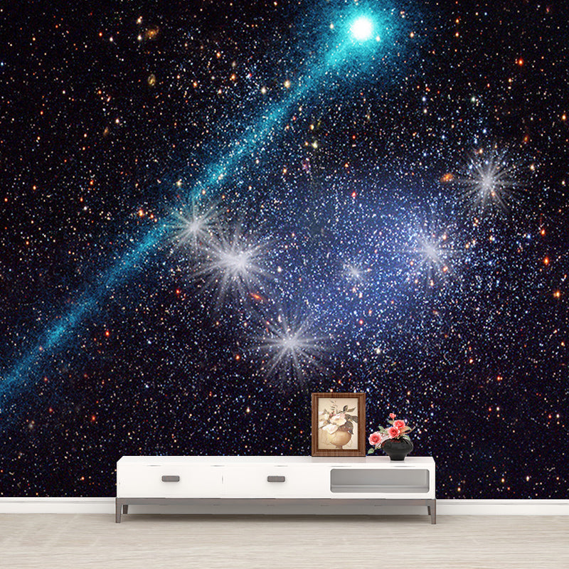 3D Mural Horizontal Illustration Universe Decorative Eco-friendly for Home