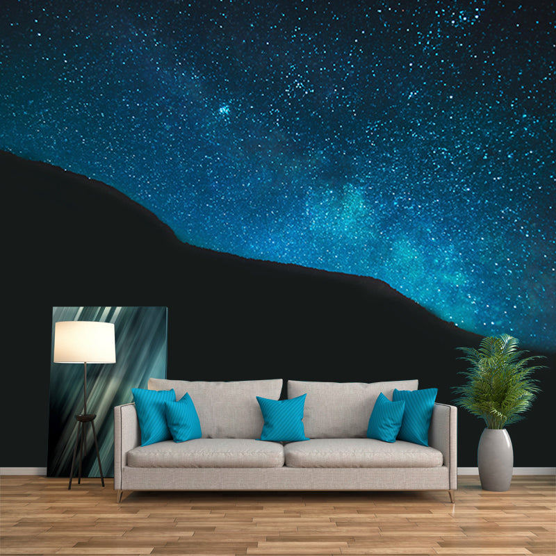 Galaxy Space Horizontal Illustration Universe Mural Decorative Eco-friendly for Home Decor