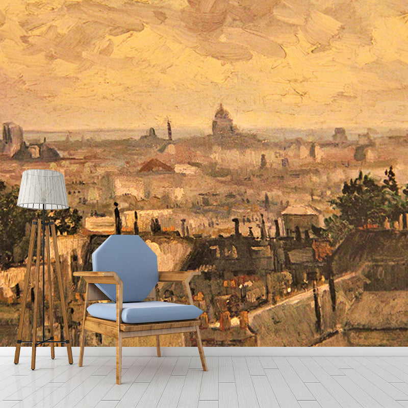 Painting Art Horizontal Illustration Mural Decorative Eco-friendly for Study Room