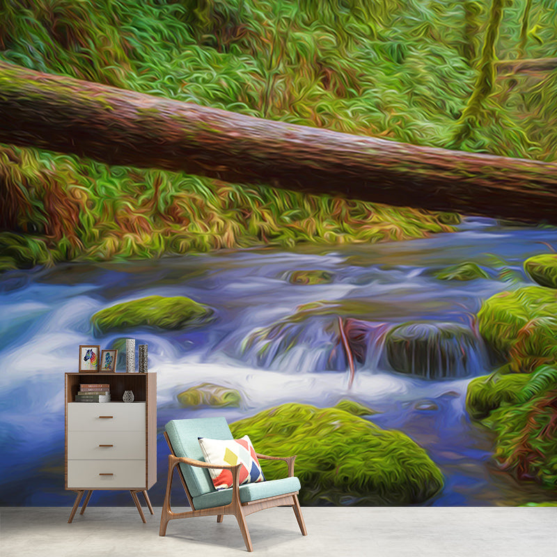 Natural Scene Illustration Painting Mural Decorative Eco-friendly for Home Decor