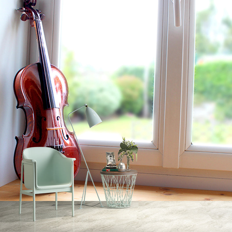 Violin Music Horizontal Photography Mural Decorative Eco-friendly for Sitting Room