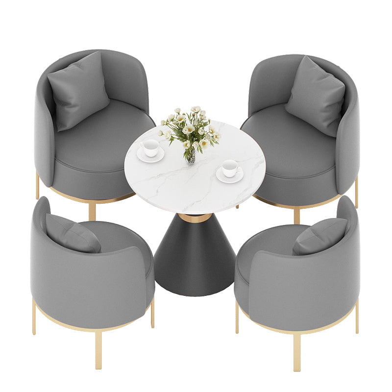Moderne gesinterde stenen dinerset 1/2/3/4/5 stukken Dining Furniture Set/aparte items