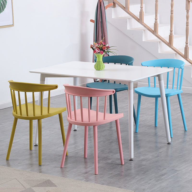 Industrial Style Dining Table 4 Legs Dining Table with Solid Wood Base for Home Use