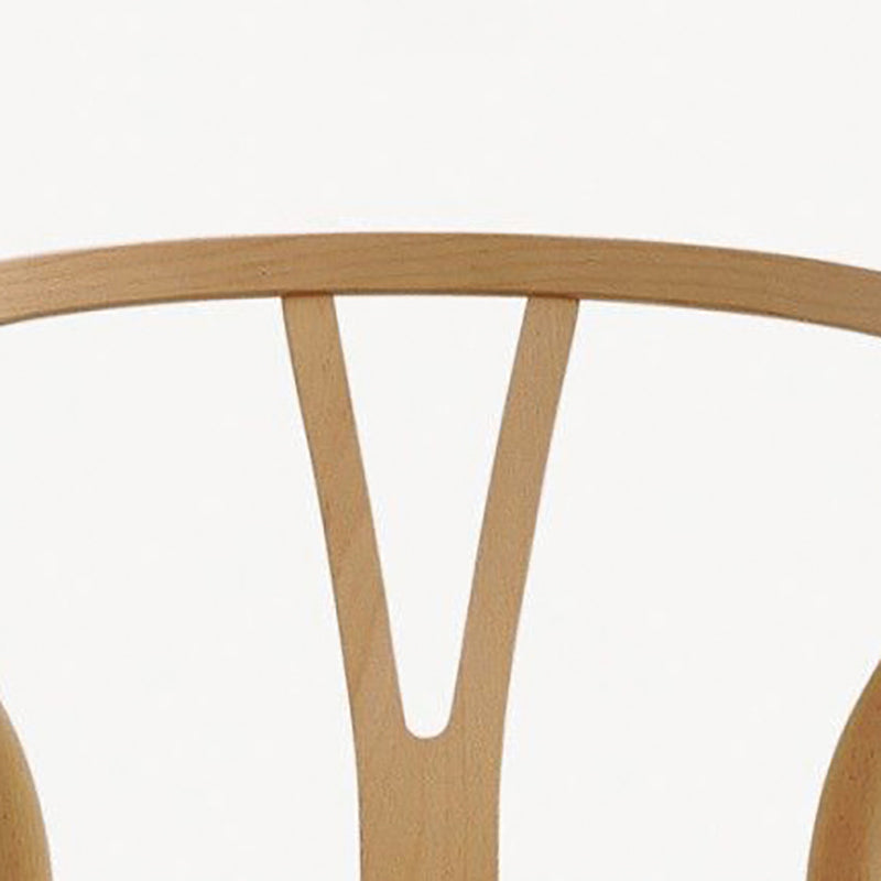 Sillas laterales de comedor Wishbone de estilo moderno Sillas laterales de comedor de madera