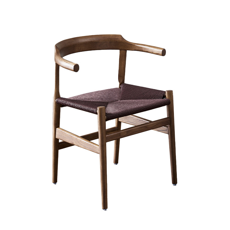 El brazo del estilo moderno que cena las sillas de fresno abre los sillones caseros con las piernas de madera