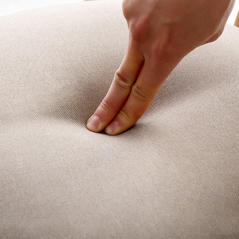 Taburete moderno de los brazos del brazo del respaldo de la madera de la madera con cojín