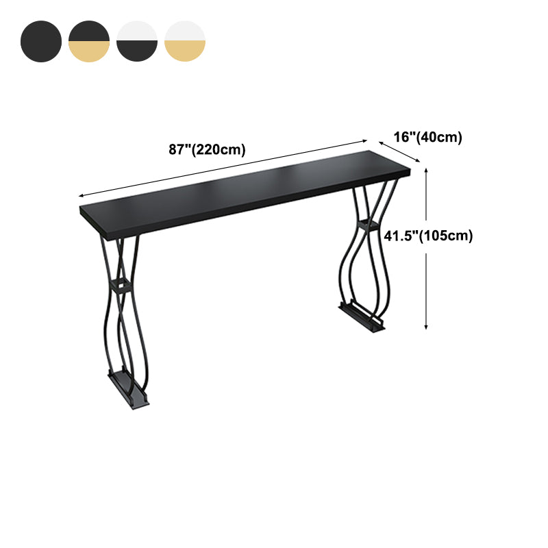 Mesa de barra de 42 pulgadas de estilo glamour Mesa de madera de madera para sala de estar para sala de estar