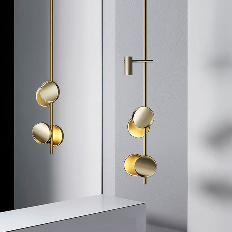 Moderne Geometry Island Light Restaurant Anhängerlampe mit Acrylschatten