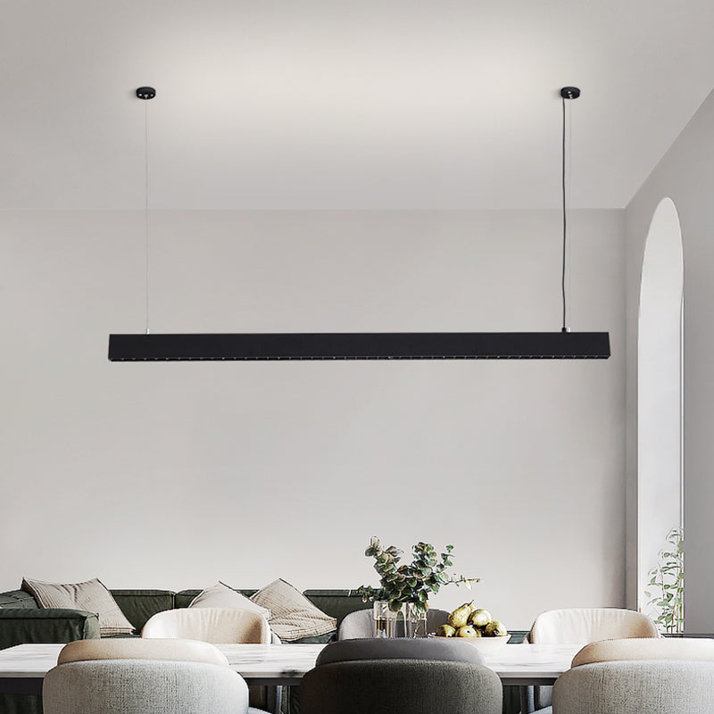 Rectangle Island Light Restaurant LED LEMPORS LEMILLES AVEC AVEC OBEI ACRYIQUE