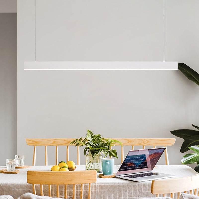 Rectangle Island Light Restaurant LED LEMPORS LEMILLES AVEC AVEC OBEI ACRYIQUE