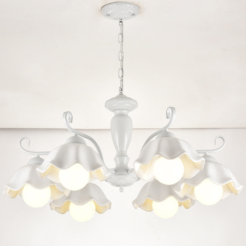 Lampada a sospensione a sospensione a sospensione in stile multi-testa Lampada a forma di lampadario per soggiorno per soggiorno