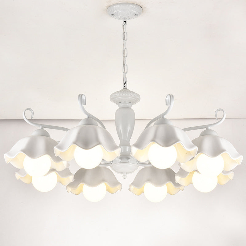 Lampada a sospensione a sospensione a sospensione in stile multi-testa Lampada a forma di lampadario per soggiorno per soggiorno