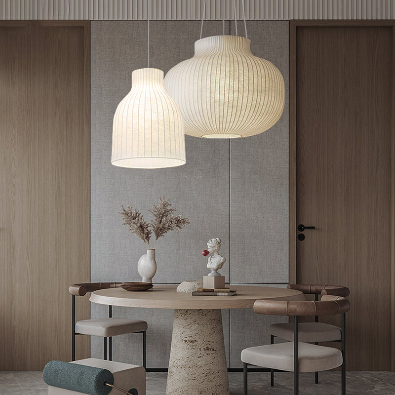 Ménage moderne suspendu en soie légère suspension pour le salon du salon