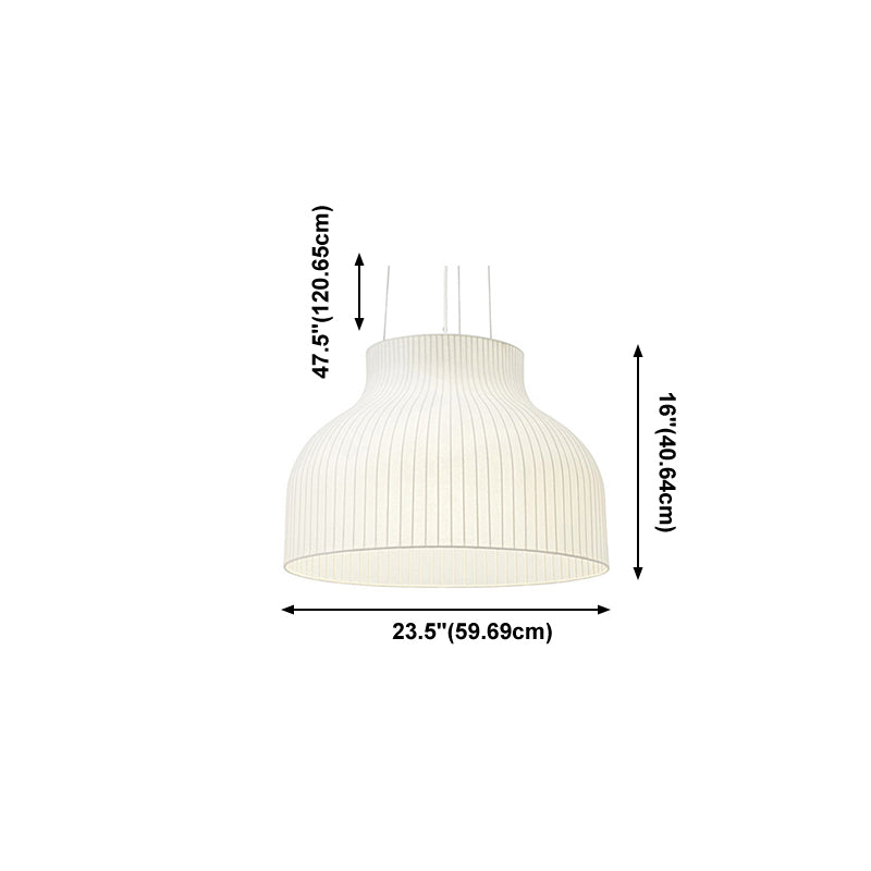 Ménage moderne suspendu en soie légère suspension pour le salon du salon