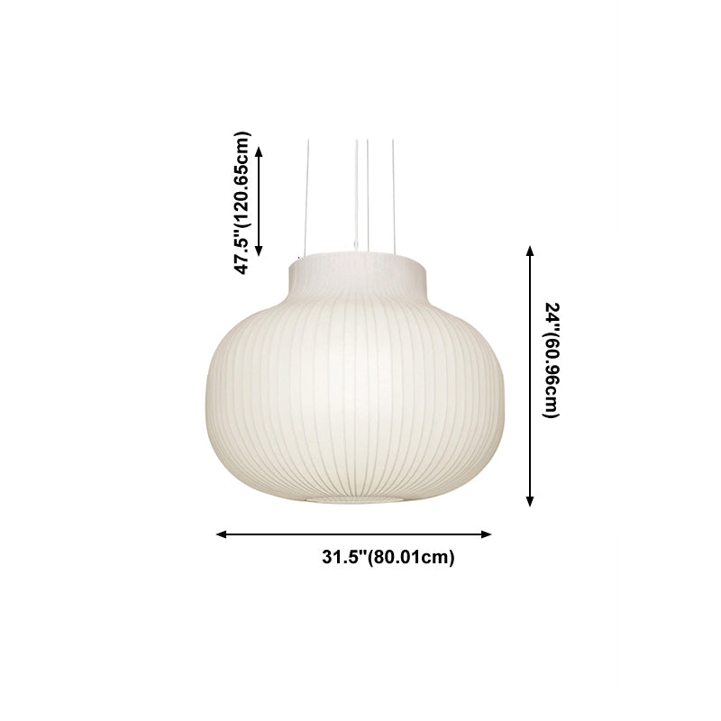 Ménage moderne suspendu en soie légère suspension pour le salon du salon