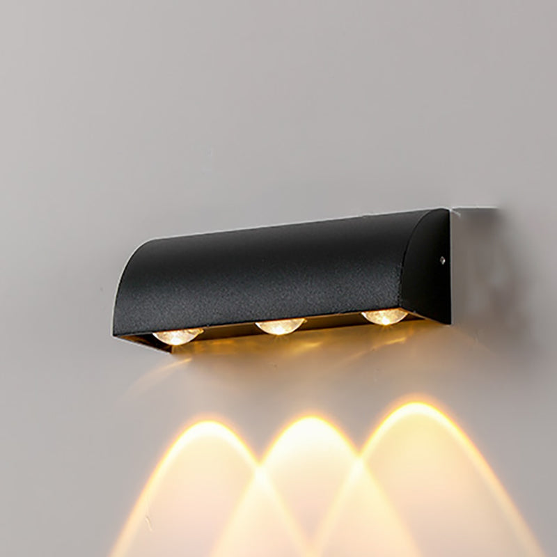 Léger mural simple Corridor Corridor Asle Aluminium Mur